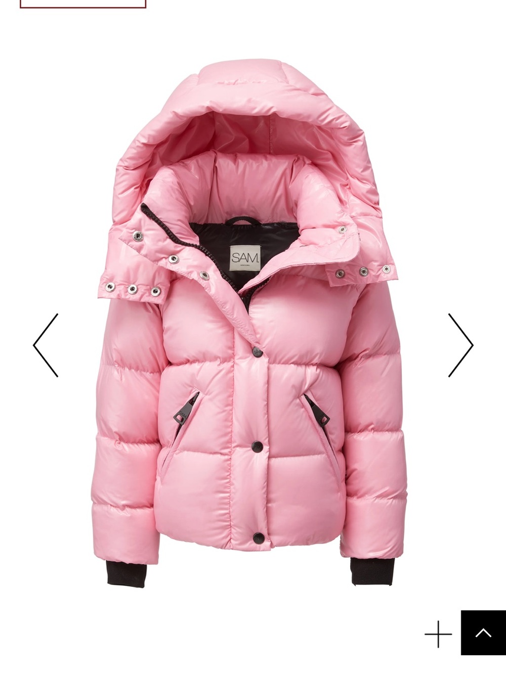 SAM. Bubble Pink Hooded Puffer Coat for Kids